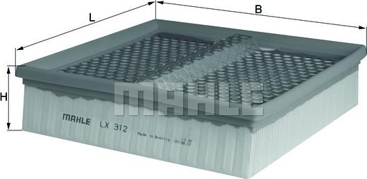 MAHLE LX 312 - Filter za zrak www.molydon.hr