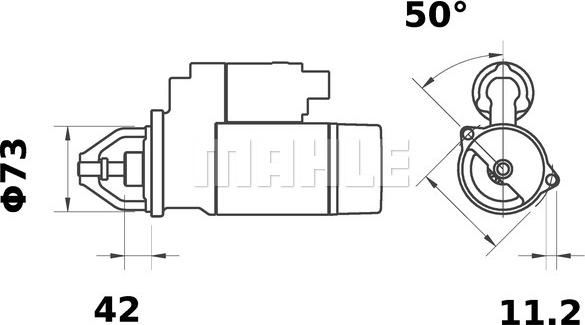 MAHLE MS 172 - Starter www.molydon.hr
