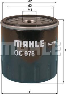 MAHLE OC 978 - Filter za ulje www.molydon.hr