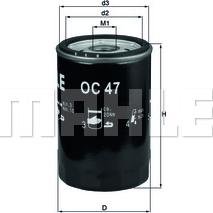 MAHLE OC 47 - Filter za ulje www.molydon.hr