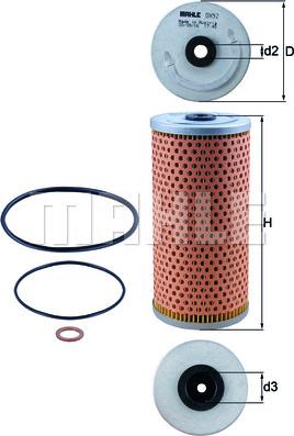 MAHLE OX 92D - Filter za ulje www.molydon.hr