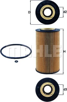 MAHLE OX 169D - Filter za ulje www.molydon.hr