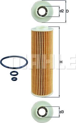 MAHLE OX 183/5D1 - Filter za ulje www.molydon.hr