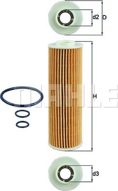 MAHLE OX 183/5D - Filter za ulje www.molydon.hr