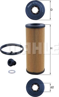 MAHLE OX 135/1D - Filter za ulje www.molydon.hr