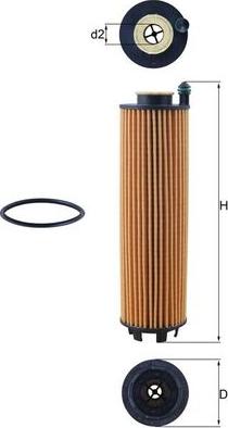 MAHLE OX 1301D - Filter za ulje www.molydon.hr