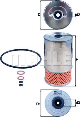 MAHLE OX 38D - Filter za ulje www.molydon.hr