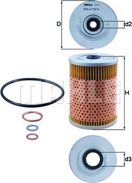 MAHLE OX 32D - Filter za ulje www.molydon.hr
