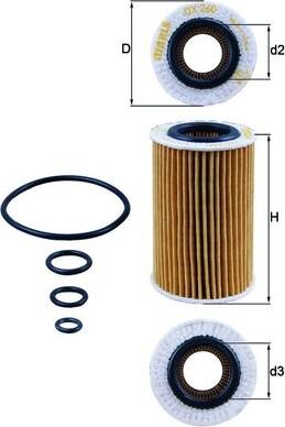 MAHLE OX 260D - Filter za ulje www.molydon.hr