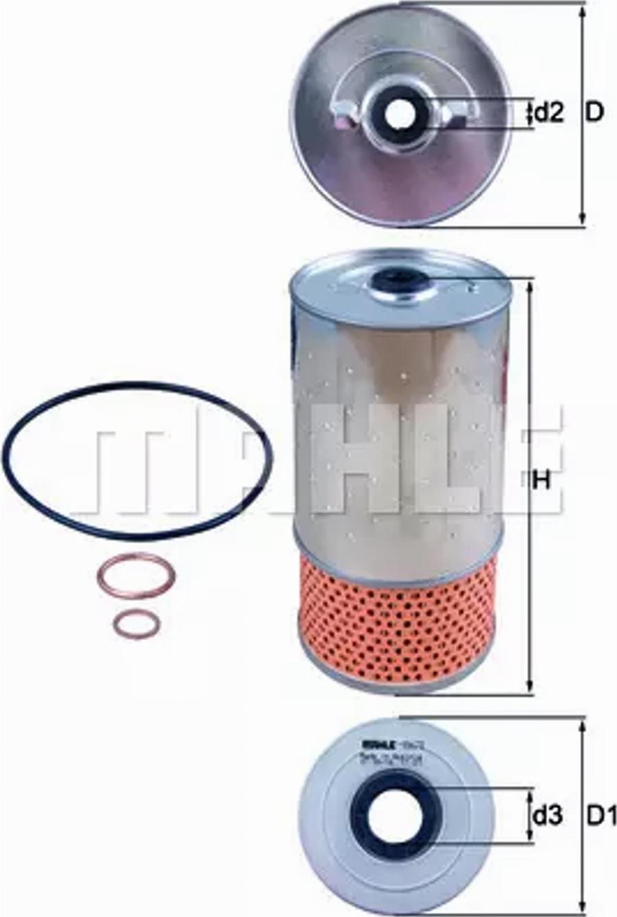 MAHLE OX 78D1 - Filter za ulje www.molydon.hr
