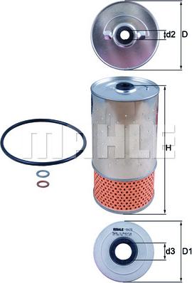 MAHLE OX 78D - Filter za ulje www.molydon.hr