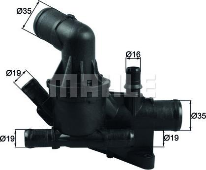 MAHLE TH 54 80 - Termostat, rashladna tekućinu www.molydon.hr