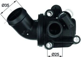 MAHLE TH 3 87 - Termostat, rashladna tekućinu www.molydon.hr