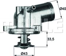 MAHLE TI 21 71 - Termostat, rashladna tekućinu www.molydon.hr