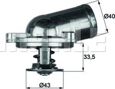MAHLE TI 22 71 - Termostat, rashladna tekućinu www.molydon.hr