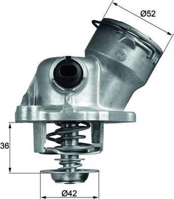 MAHLE TM 29 100D - Termostat, rashladna tekućinu www.molydon.hr
