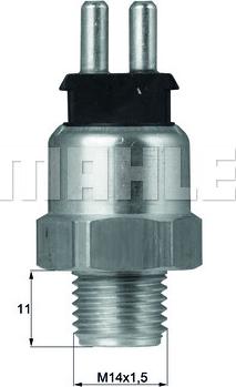 MAHLE TSW 5D - Prekidač temperature, ventilator radijatora / klima uređaja www.molydon.hr