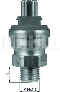 MAHLE TSW 35 - Prekidač temperature, ventilator radijatora / klima uređaja www.molydon.hr