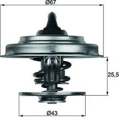 MAHLE TX 18 83D - Termostat, rashladna tekućinu www.molydon.hr