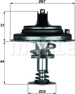 MAHLE TX 26 80D - Termostat, rashladna tekućinu www.molydon.hr