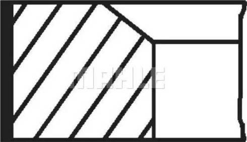 MAHLE 002 19 V2 - Komplet klipnih prstenova www.molydon.hr