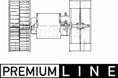 MAHLE AB 53 000P - Ventilator kabine/unutrasnjeg prostora www.molydon.hr