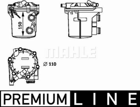 MAHLE CLC 31 000P - Uljni hladnjak, ulje za motor www.molydon.hr