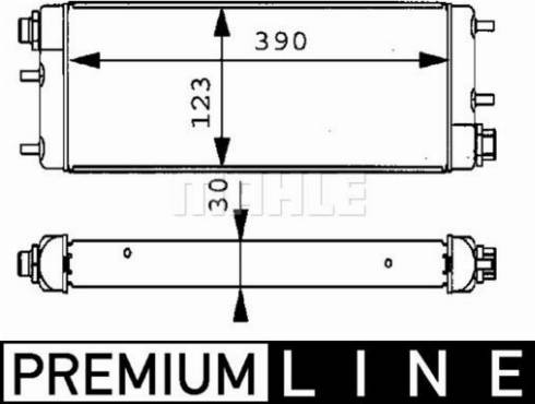 MAHLE CLC 32 000P - Uljni hladnjak, automatski mjenjač www.molydon.hr