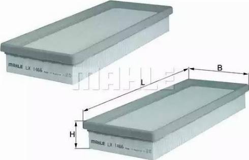 MAHLE LX 1466/S - Filter za zrak www.molydon.hr