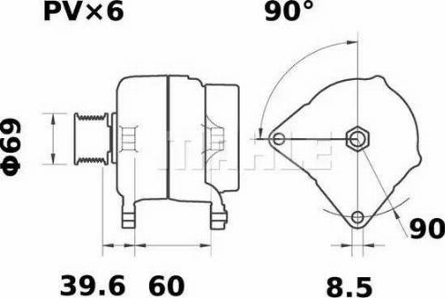 MAHLE MG 469 - Alternator www.molydon.hr