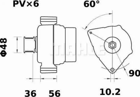 MAHLE MG 578 - Alternator www.molydon.hr