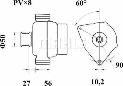 MAHLE MG 669 - Alternator www.molydon.hr