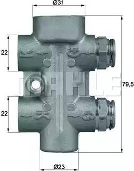 MAHLE TO 10 95 - Termostat, hladjenje ulja www.molydon.hr