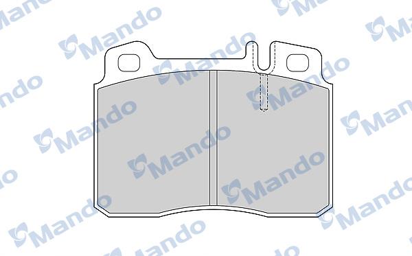 Mando MBF015653 - Komplet Pločica, disk-kočnica www.molydon.hr