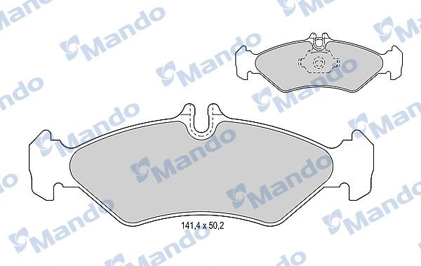 Mando MBF015657 - Komplet Pločica, disk-kočnica www.molydon.hr