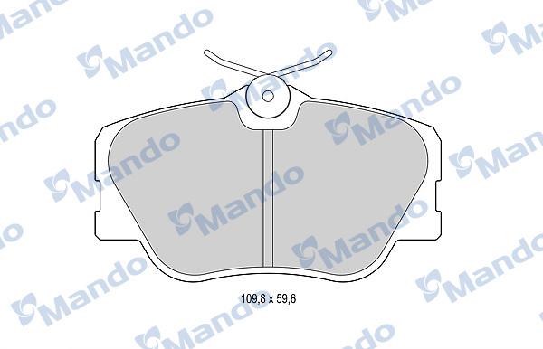 Mando MBF015073 - Komplet Pločica, disk-kočnica www.molydon.hr