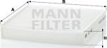 Mann-Filter CU 1827 - Filter kabine www.molydon.hr