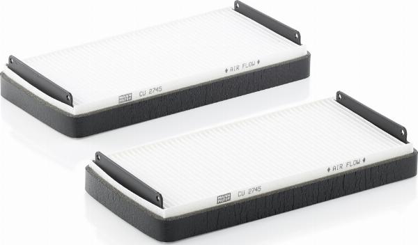 Mann-Filter CU 2745-2 - Filter kabine www.molydon.hr