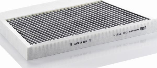 Mann-Filter CUK 3461/1 - Filter kabine www.molydon.hr