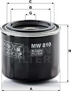 Mann-Filter MW 810 - Filter za ulje www.molydon.hr