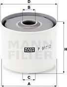 Mann-Filter P 917/2 x - Filter za gorivo www.molydon.hr