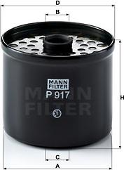 Mann-Filter P 917 x - Filter za gorivo www.molydon.hr