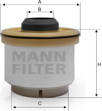 Mann-Filter PU 835 x - Filter za gorivo www.molydon.hr