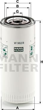 Mann-Filter W 962/8 - Filter za ulje www.molydon.hr
