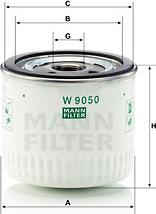 Mann-Filter W 9050 - Filter za ulje www.molydon.hr