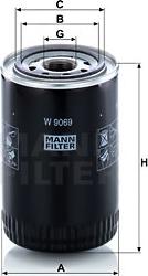 Mann-Filter W 9069 - Filter za ulje www.molydon.hr
