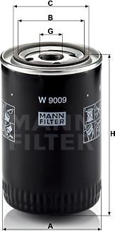 Mann-Filter W 9009 - Filter za ulje www.molydon.hr