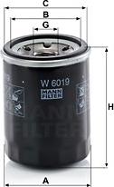 Mann-Filter W 6019 - Filter za ulje www.molydon.hr