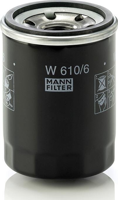 Mann-Filter W 610/6 - Filter za ulje www.molydon.hr