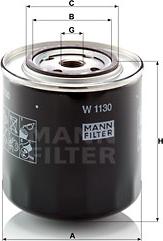 Mann-Filter W 1130 - Filter za ulje www.molydon.hr